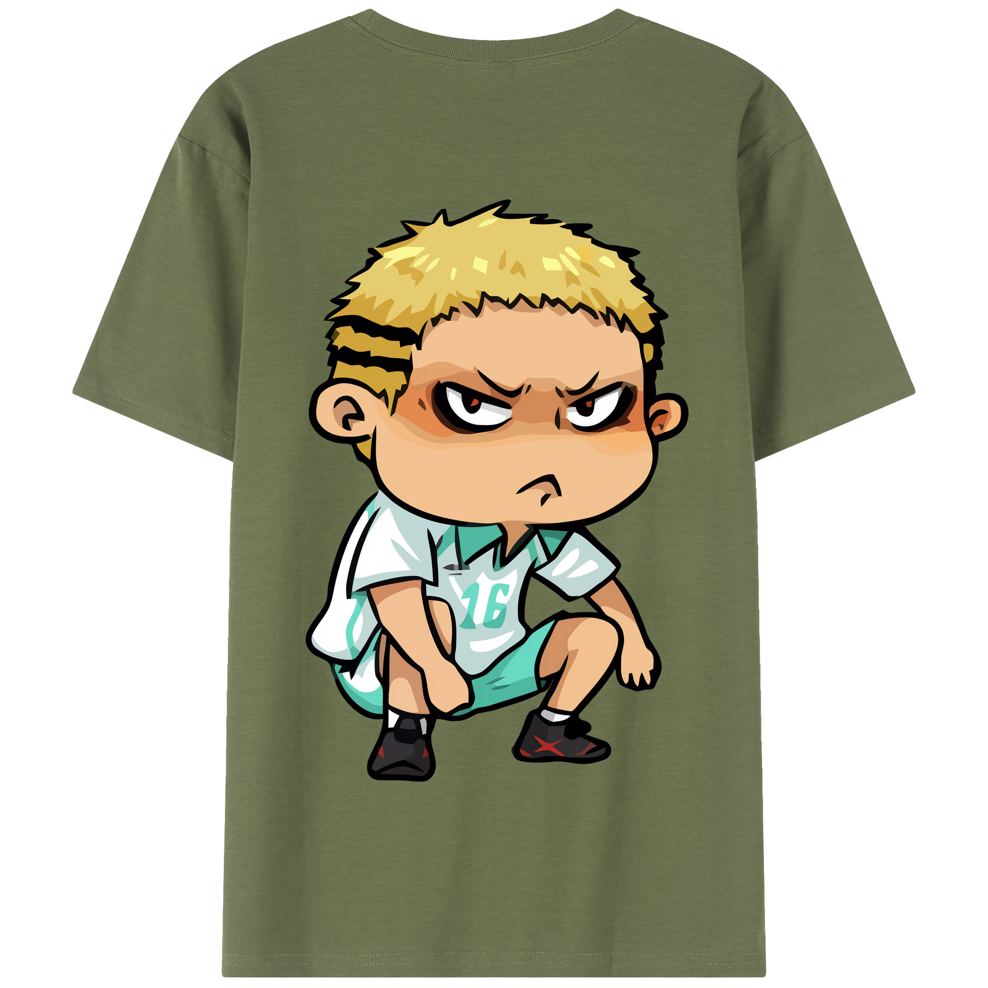 （画像用） ハイキュー!! Haikyu!! 綿100％半袖Tシャツ（背面プリント）
